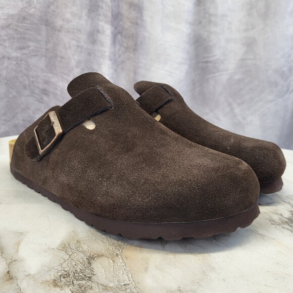 Birkenstock Boston BS MOCHA Clog Narrow Fit Size 42 Men's 9 Women's 11 - Picture 4 of 15